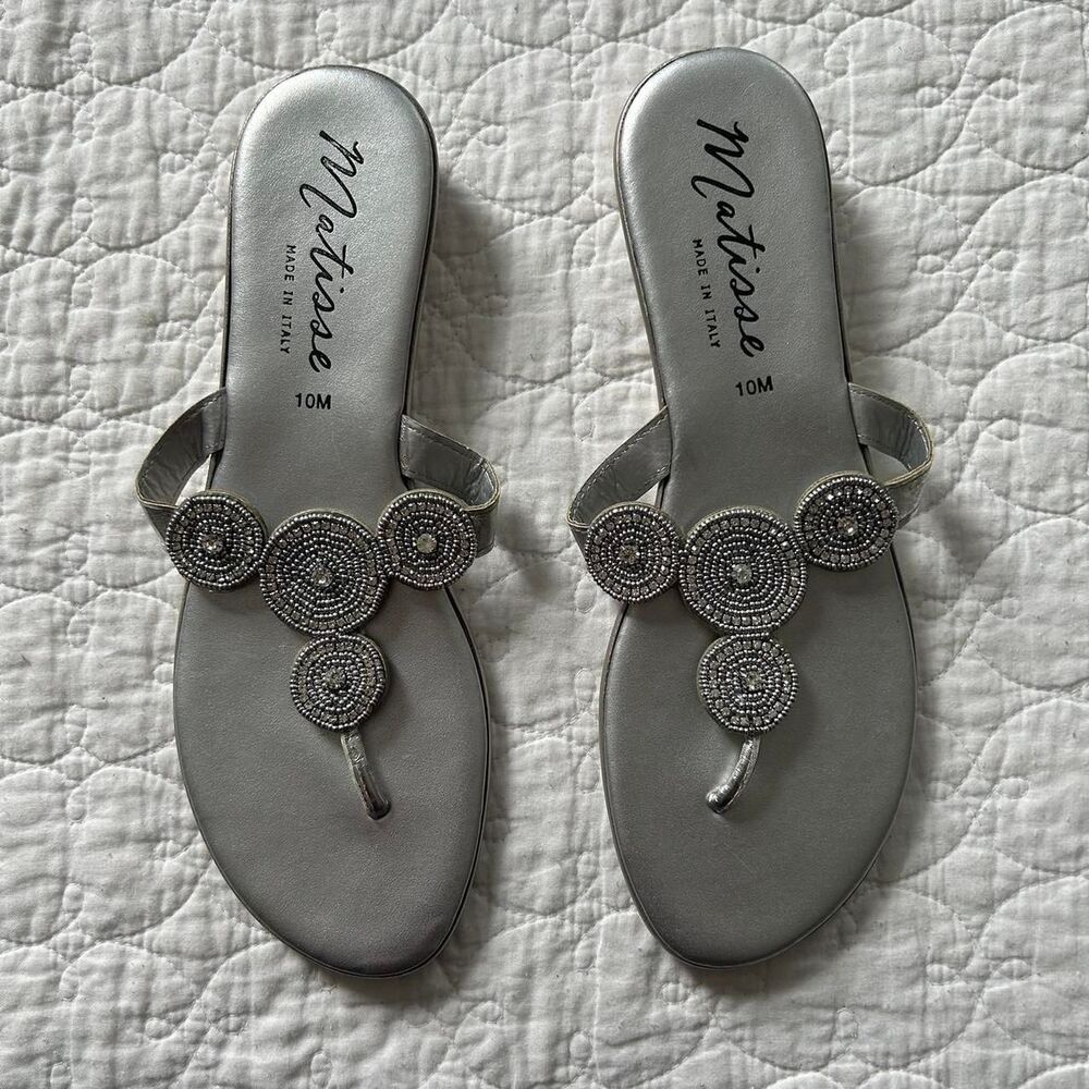 Matisse Women's Silver and Grey Sandals